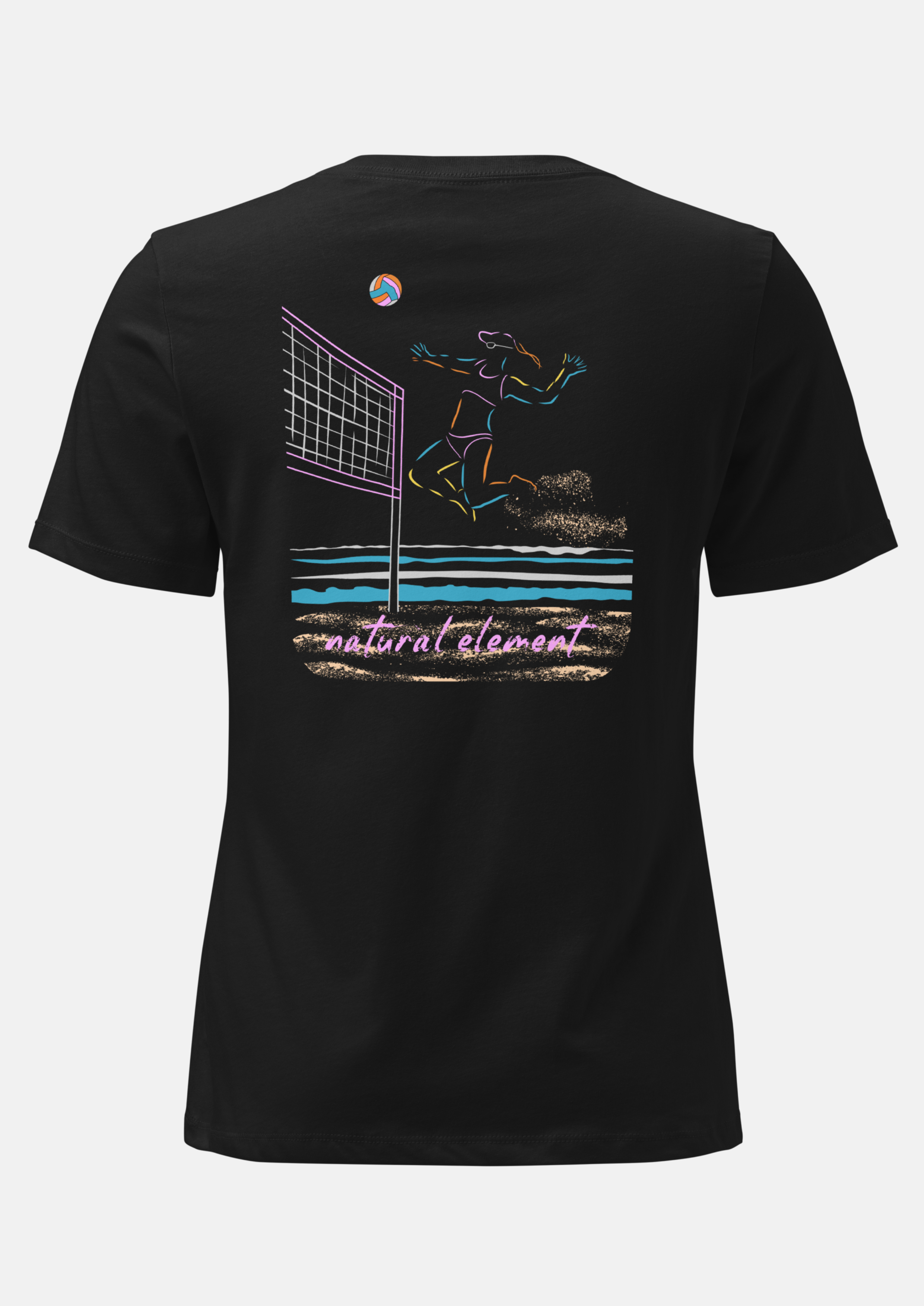 Women's natural element Beach Volleyball T-shirt